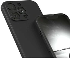 Reach Dėklas Liquid Silicone 1.5mm Samsung S937 S25 Edge juodas