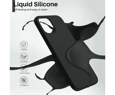 Reach Dėklas Liquid Silicone 1.5mm Samsung A336 A33 5G juodas