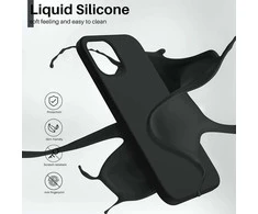 Reach Dėklas Liquid Silicone 1.5mm Samsung A336 A33 5G juodas
