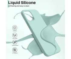 Reach Dėklas Liquid Silicone 1.5mm Xiaomi Poco X5 Pro 5G mėtinis