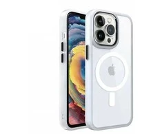 Reach Dėklas Premium Mag Cover Apple iPhone 15 Plus baltas