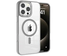 Reach Dėklas Premium Mag Cover Apple iPhone 15 Plus pilkas