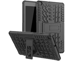 Reach Dėklas Shock-Absorption Samsung X200/X205 Tab A8 10.5 2021 juodas