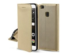 Reach Dėklas Smart Magnet Xiaomi Redmi Note 9 auksinis
