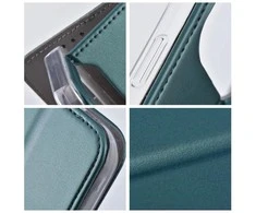 Reach Dėklas Smart Magnetic Samsung A125 A12 tamsiai žalias