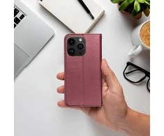 iLike atverčiamas dėklas skirtas Samsung A525 A52 4G/A526 A52 5G/A528 A52s 5G, bordo
