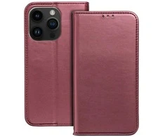 Reach Dėklas Smart Magnetic Xiaomi Redmi A5/Poco C71 (173,45x79,35x8,45) tamsiai raudonas