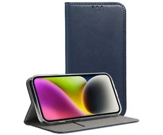 Reach Dėklas Smart Magnetic Xiaomi Redmi 14C/Redmi A4/Poco C75 tamsiai mėlynas