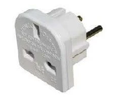 Reach Įkrovimo adapteris UK-EUR baltas