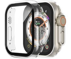 Reach LCD apsauginis stikliukas/dėklas 360 degree cover Apple Watch 40mm skaidrus