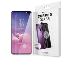Reach LCD apsauginis stikliukas Nano Optics 5D UV Glue Samsung S916 S23 Plus 5G lenktas skaidrus