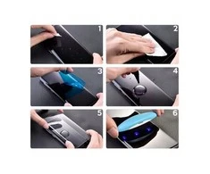 Reach LCD apsauginis stikliukas Nano Optics 5D UV Glue Samsung S916 S23 Plus 5G lenktas skaidrus
