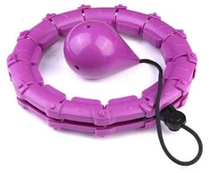 Reach Masažuojantis gimnastikos lankas Smart Hula Hoop M1 violetinis