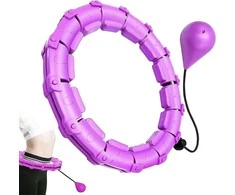 Reach Masažuojantis gimnastikos lankas Smart Hula Hoop M1 violetinis