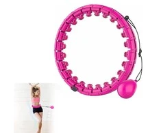 Reach Masažuojantis gimnastikos lankas Smart Hula Hoop M2 rožinis