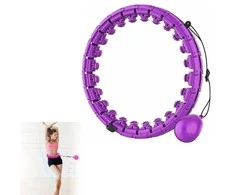 Reach Masažuojantis gimnastikos lankas Smart Hula Hoop M2 violetinis