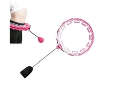 Reach Masažuojantis gimnastikos lankas Smart Hula Hoop HHP008 rožinis
