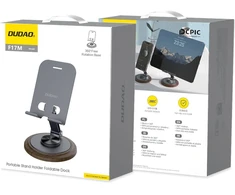 Telefono stovas Dudao F17M pilkas