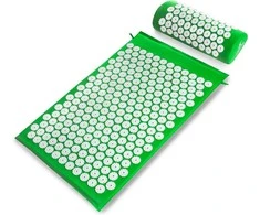 Masažinis akupresūros kilimėlis su pagalvėle Reach MM-001 žalias