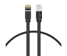 Tinklo kabelis Baseus RJ45 Cat 6 UTP 1000Mbps 1.0m juodas PCWL-B01