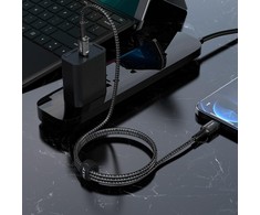 USB-C laidas į Lightning Acefast C1-01, 1.2 m (juodas)