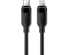 USB kabelis Acefast C16-01 USB-C to Lightning 1.2m juodas