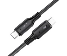 USB kabelis Acefast C17-03 USB-C to USB-C 1.2m juodas