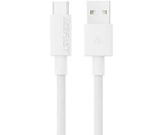 USB kabelis Acefast C18-04 USB-A to USB-C 1.2m baltas