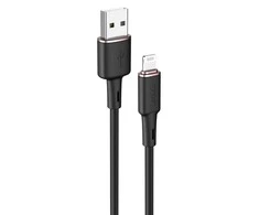 USB laidas Acefast C2-02 MFi USB-A iki Lightning 1.2m juodas