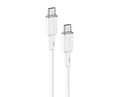 USB laidas Acefast C2-03 60W USB-C į USB-C 1,2m baltas