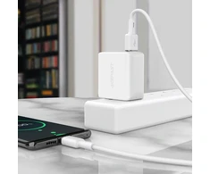 USB kabelis Acefast C2-04 USB-A į USB-C 1.2m baltas
