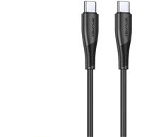 USB kabelis Awei CL-182C USB-C to USB-C 1.0m juodas