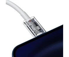 USB kabelis Baseus Superior iš Type-C į Lightning PD 20W 1.0m baltas CATLYS-A02