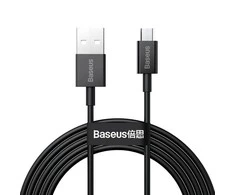 USB kabelis Baseus Superior iš USB į microUSB 2A 2.0m juodas CAMYS-A01