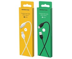USB kabelis BOROFONE BX19 Benefit type-C baltas 1m
