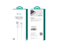 USB kabelis Devia Smart microUSB 1.0m juodas