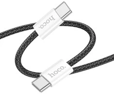 USB kabelis Hoco X104 60W USB-C to USB-C 2.0m juodas