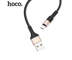 USB kabelis Hoco X26 Type-C 1.0m juodas-auksinis