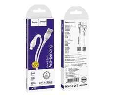 USB kabelis Hoco X37 Cool Power microUSB 1.0m baltas