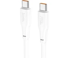 USB kabelis Hoco X93 60W USB-C to USB-C 2.0m baltas