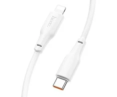 USB kabelis Hoco X93 PD20W USB-C to Lightning 1.0m baltas