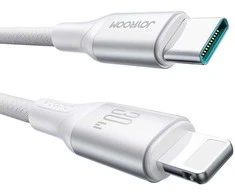USB kabelis Joyroom S-A28 USB-C į Lightning 30W 2.0m baltas