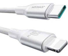 USB kabelis Joyroom S-A28 USB-C į Lightning 30W 1.0m baltas