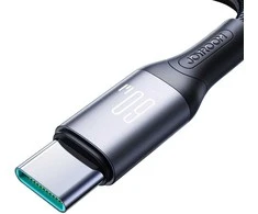 USB kabelis Joyroom S-A28 USB-C to USB-C 60W 2.0m juodas