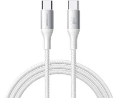 USB kabelis Joyroom S-A28 USB-C į USB-C 60W 1.0m baltas
