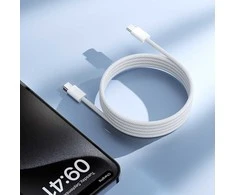 USB kabelis Joyroom S-A45 USB-C į USB-C 60W 1,0m baltas