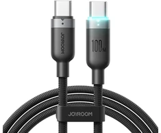 USB kabelis Joyroom S-A63 USB-C to USB-C 100W 1.2m juodas
