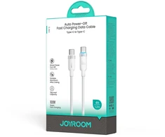 USB kabelis Joyroom S-A63 USB-C to USB-C 100W 1.2m baltas