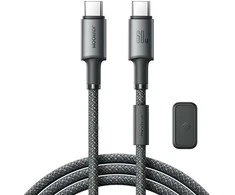 USB kabelis Joyroom SA-50 USB-C to USB-C 60W 1.2m tamsiai pilkas