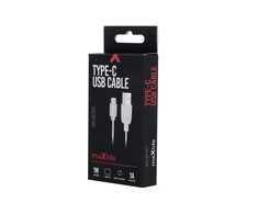 USB kabelis Maxlife Type-C baltas, 1A, 1.0m